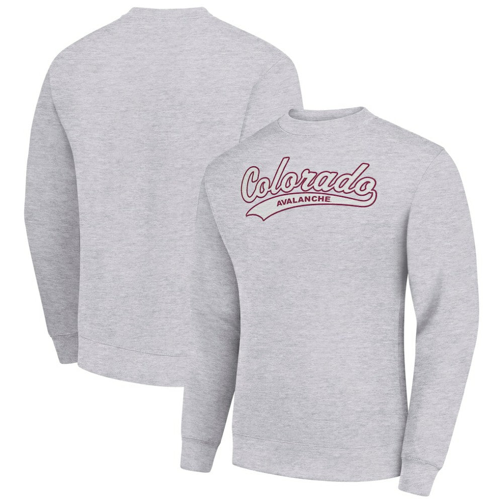 Colorado Avalanche - Starter  Tailsweep City Pullover Sweatshirt Heather Gray