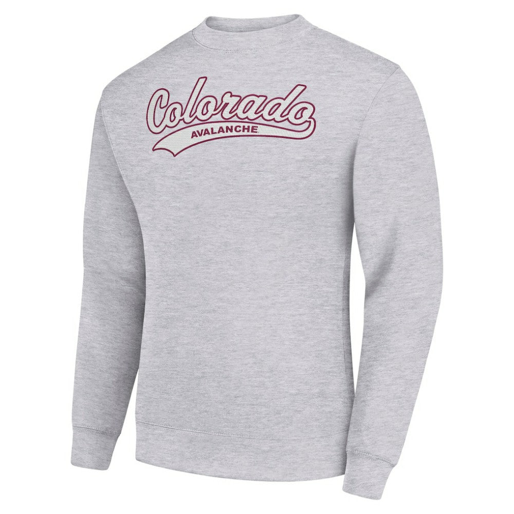 Colorado Avalanche - Starter  Tailsweep City Pullover Sweatshirt Heather Gray