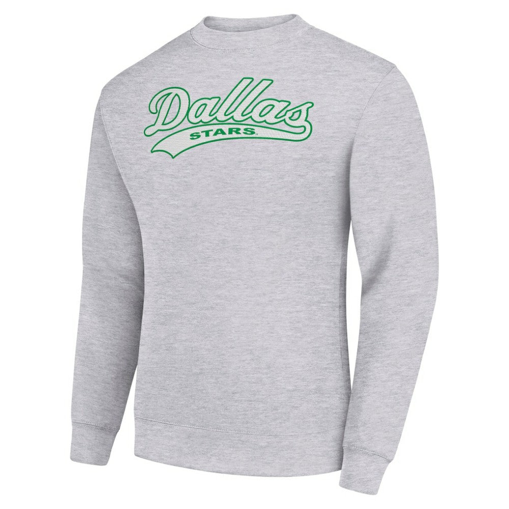Dallas Stars - Starter  Tailsweep City Pullover Sweatshirt Heather Gray