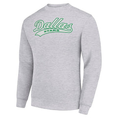 Dallas Stars - Starter  Tailsweep City Pullover Sweatshirt Heather Gray