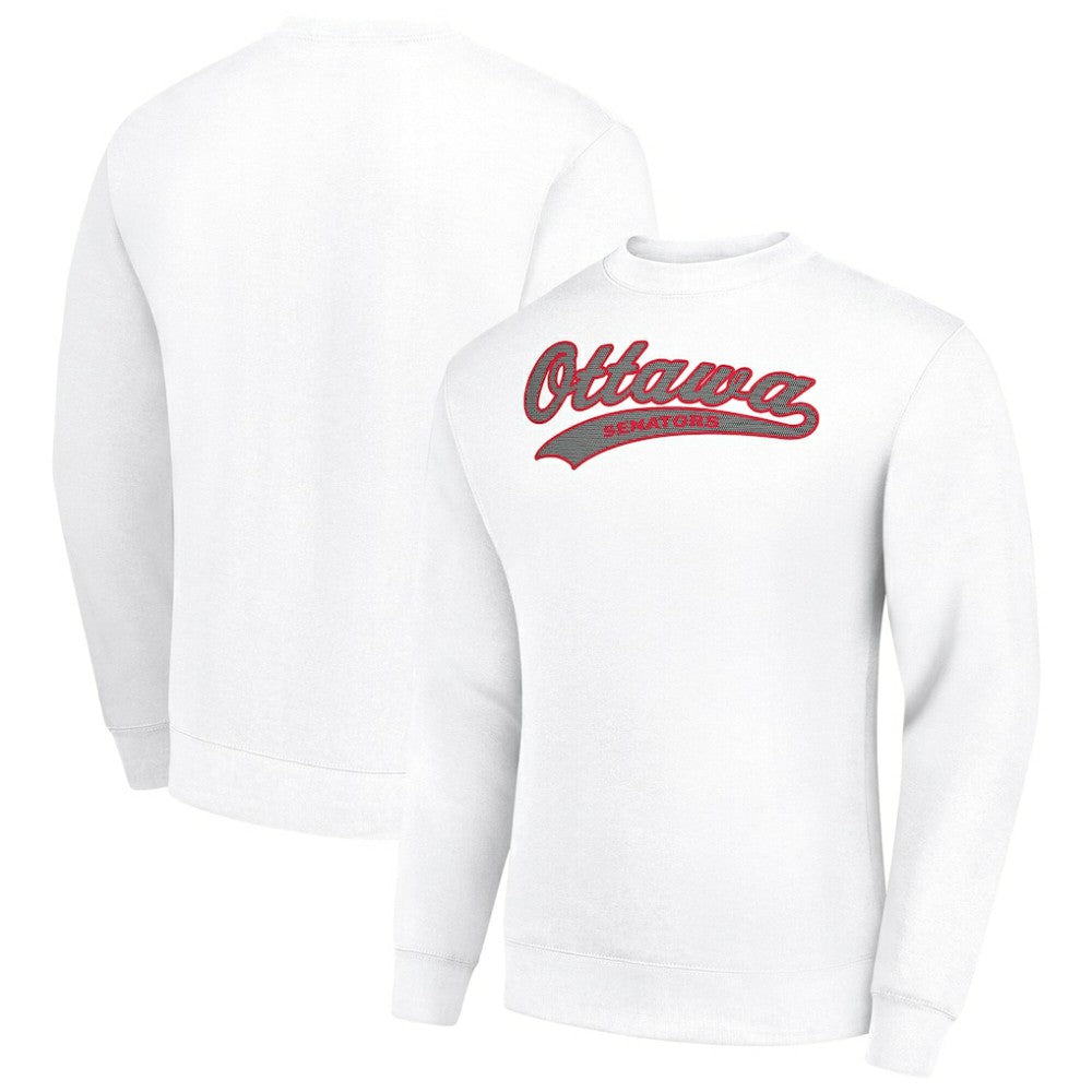 Ottawa Senators - Starter  Tailsweep City Pullover Sweatshirt White
