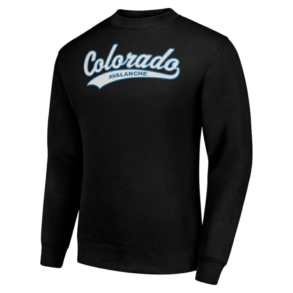 Colorado Avalanche - Starter  Tailsweep City Pullover Sweatshirt Black