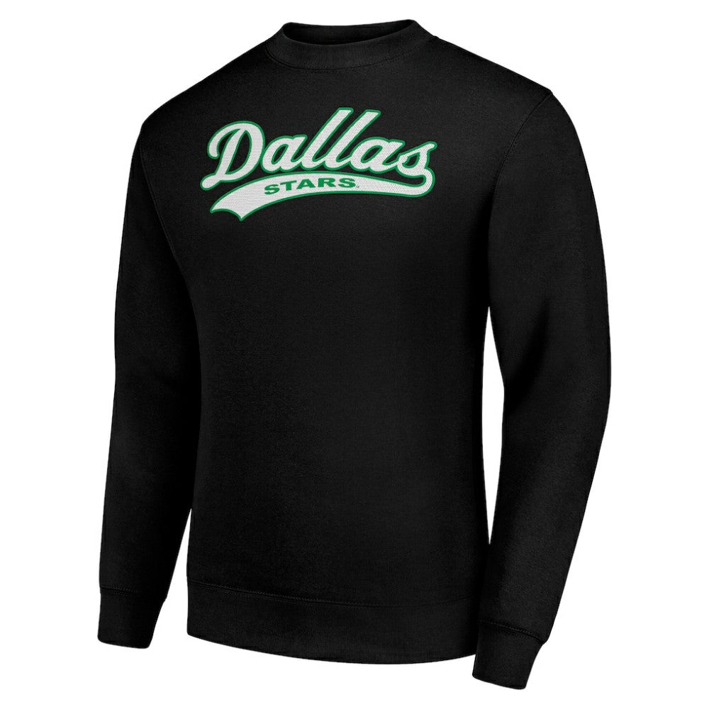 Dallas Stars - Starter  Tailsweep City Pullover Sweatshirt Black