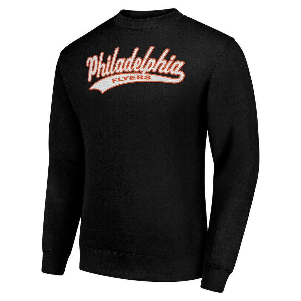 Philadelphia Flyers - Starter  Tailsweep City Pullover Sweatshirt Black