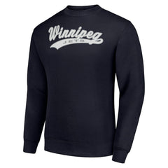 Winnipeg Jets - Starter  Tailsweep City Pullover Sweatshirt Navy