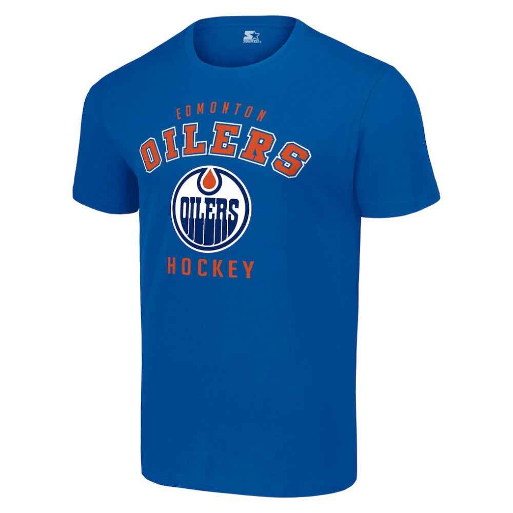 Edmonton Oilers - Starter Logo T-Shirt Royal
