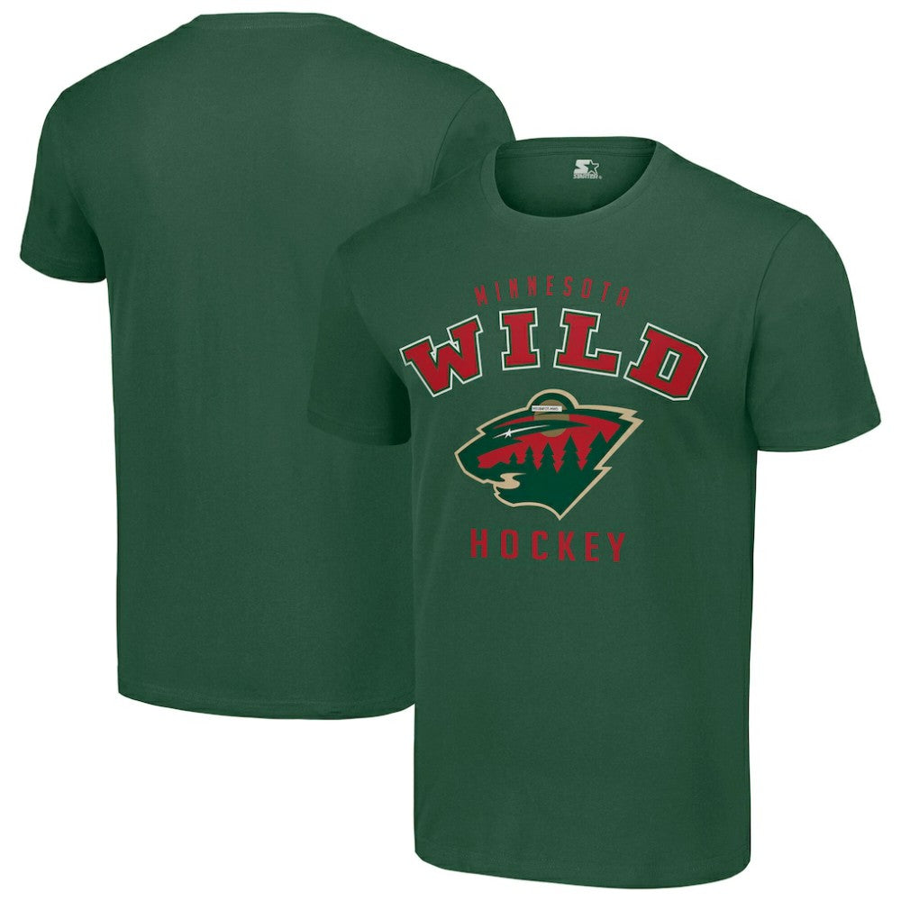 Minnesota Wild - Starter Logo T-Shirt Green