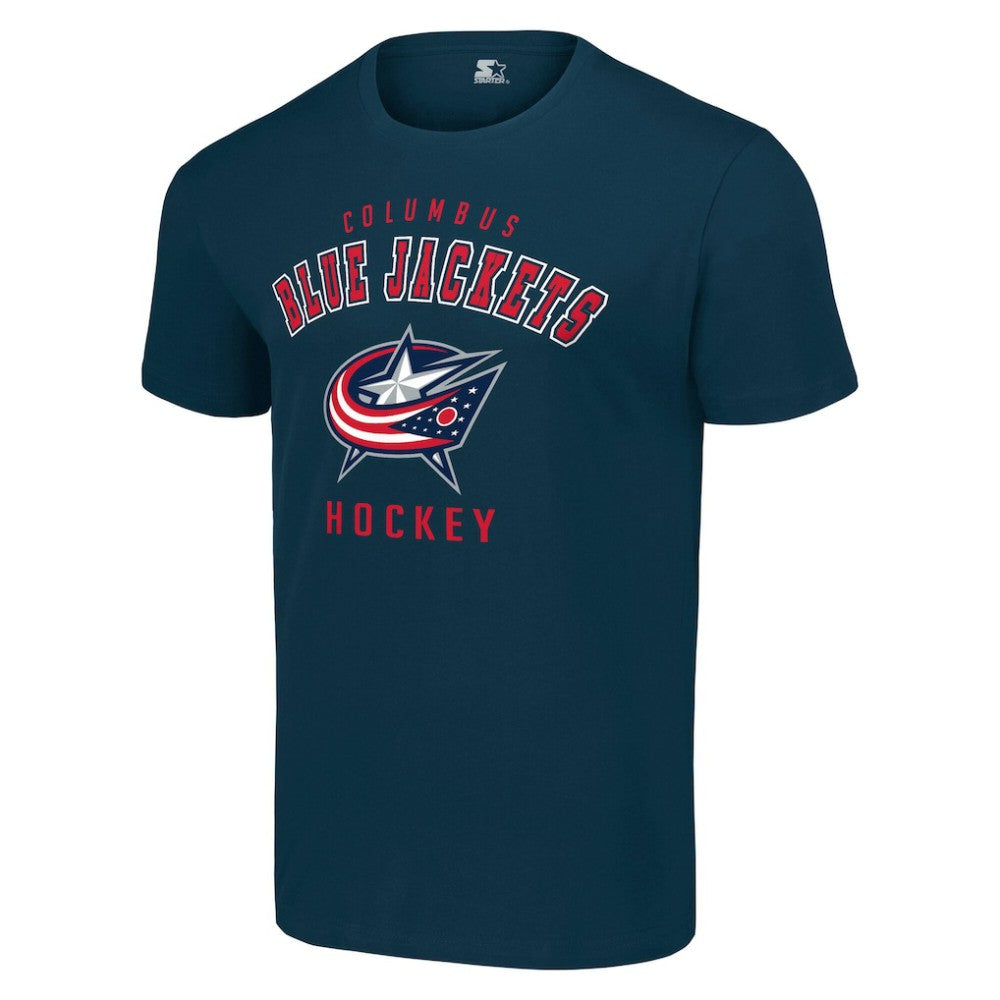 Columbus Blue Jackets - Starter Logo T-Shirt Navy
