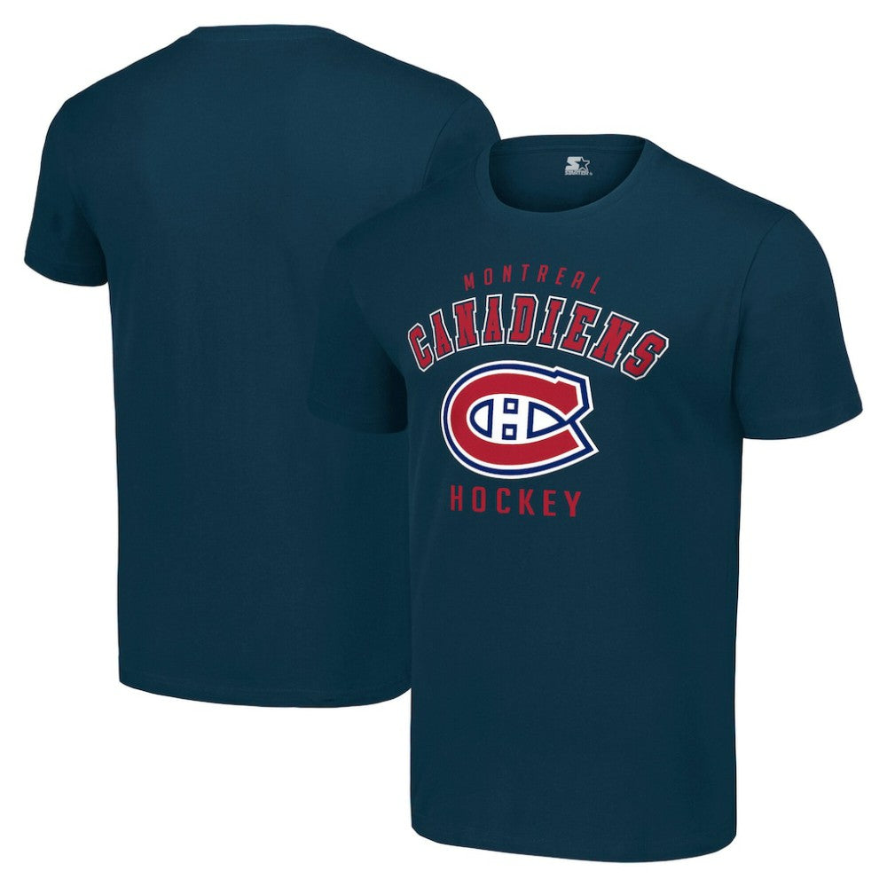 Montreal Canadiens - Starter Logo T-Shirt Navy