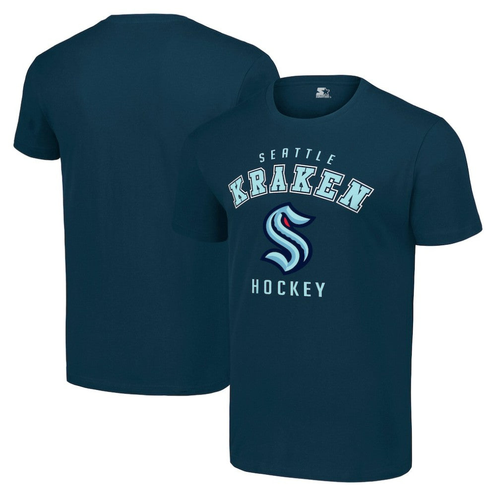 Seattle Kraken Starter Logo T-Shirt Navy