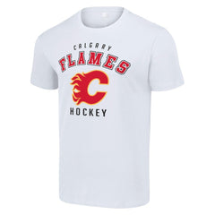 Calgary Flames - Starter Logo T-Shirt White