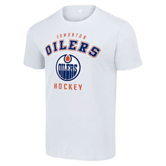 Edmonton Oilers - Starter Logo T-Shirt White