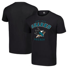San Jose Sharks - Starter Logo T-Shirt Black