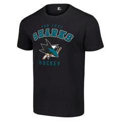 San Jose Sharks - Starter Logo T-Shirt Black