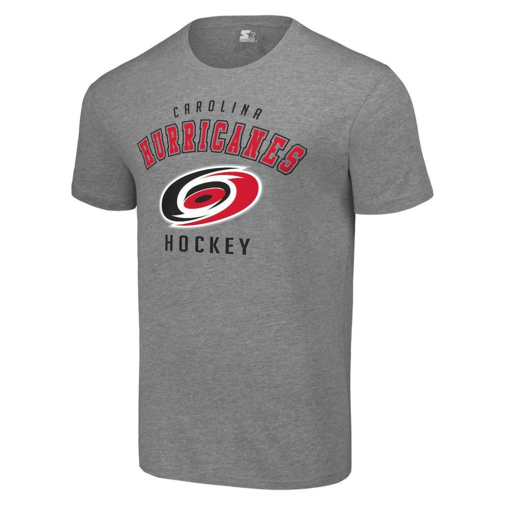 Carolina Hurricanes - Starter Logo T-Shirt Heather Gray