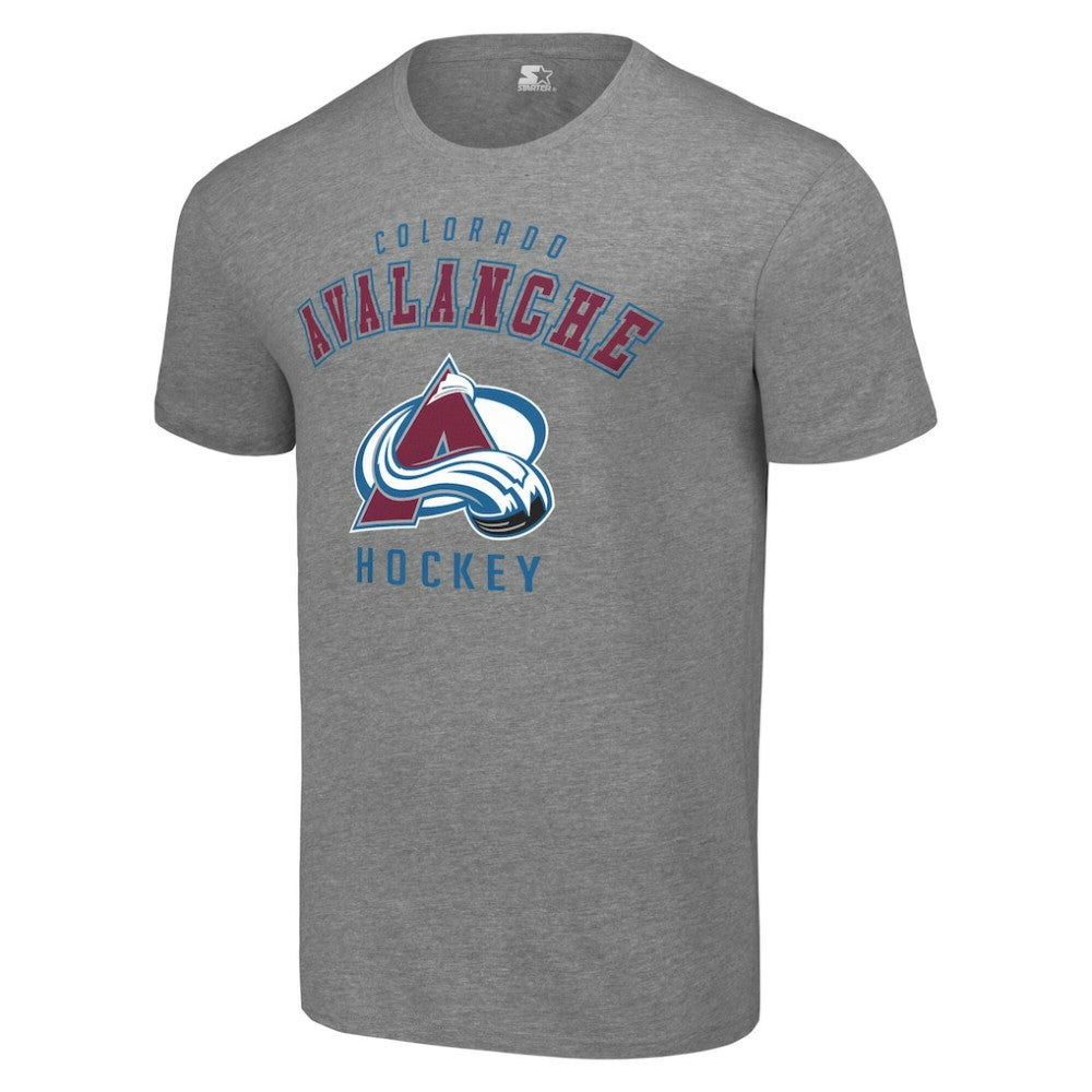 Colorado Avalanche - Starter Logo T-Shirt Heather Gray