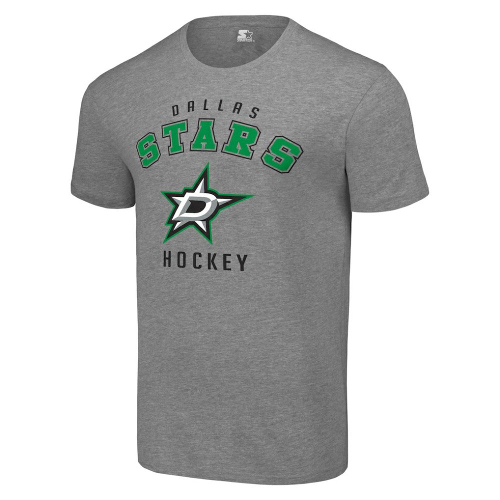 Dallas Stars - Starter Logo T-Shirt Heather Gray