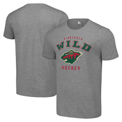 Minnesota Wild - Starter Logo T-Shirt Heather Gray