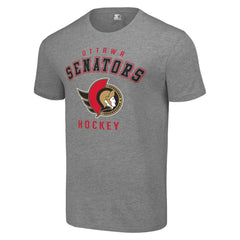 Ottawa Senators - Starter Logo T-Shirt Heather Gray