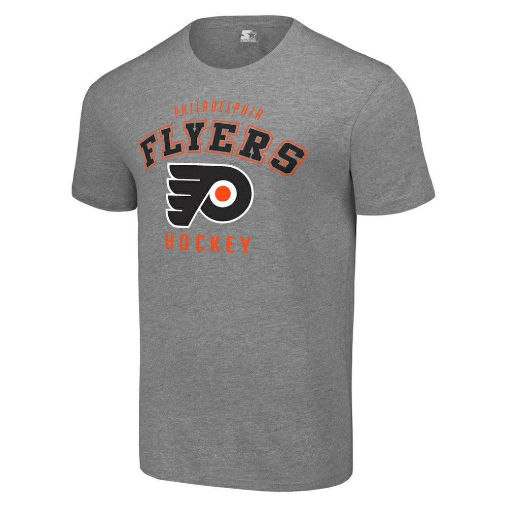 Philadelphia Flyers - Starter Logo T-Shirt Heather Gray
