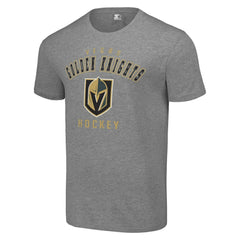 Vegas Golden Knights Starter Logo T-Shirt Heather Gray