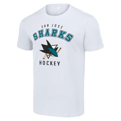 San Jose Sharks - Starter Logo T-Shirt White