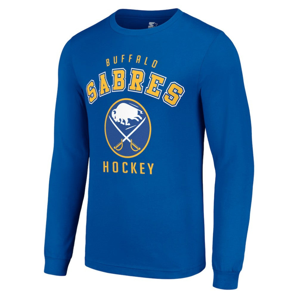 Buffalo Sabres - Starter Logo Long Sleeve T-Shirt Royal