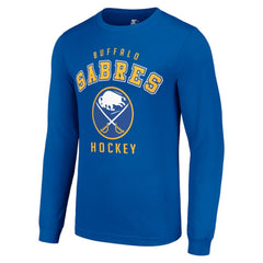Buffalo Sabres - Starter Logo Long Sleeve T-Shirt Royal