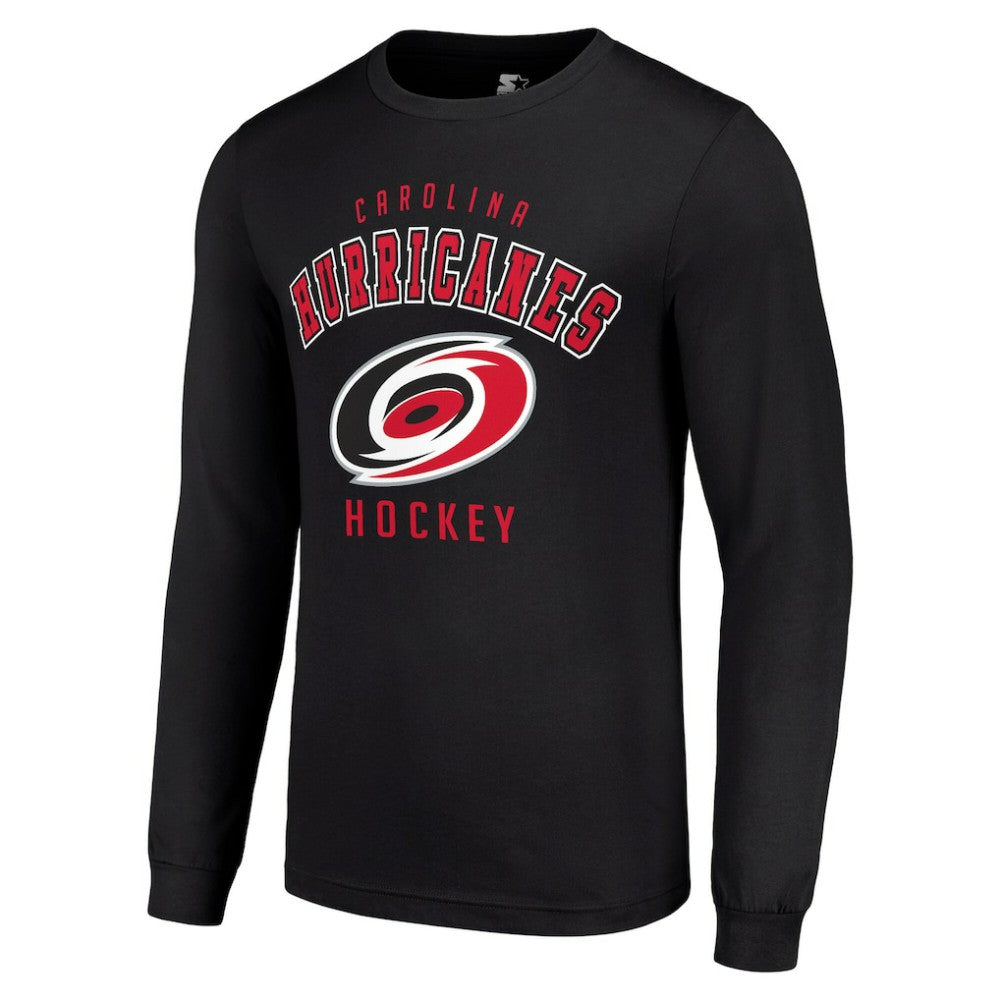 Carolina Hurricanes - Starter Logo Long Sleeve T-Shirt Black