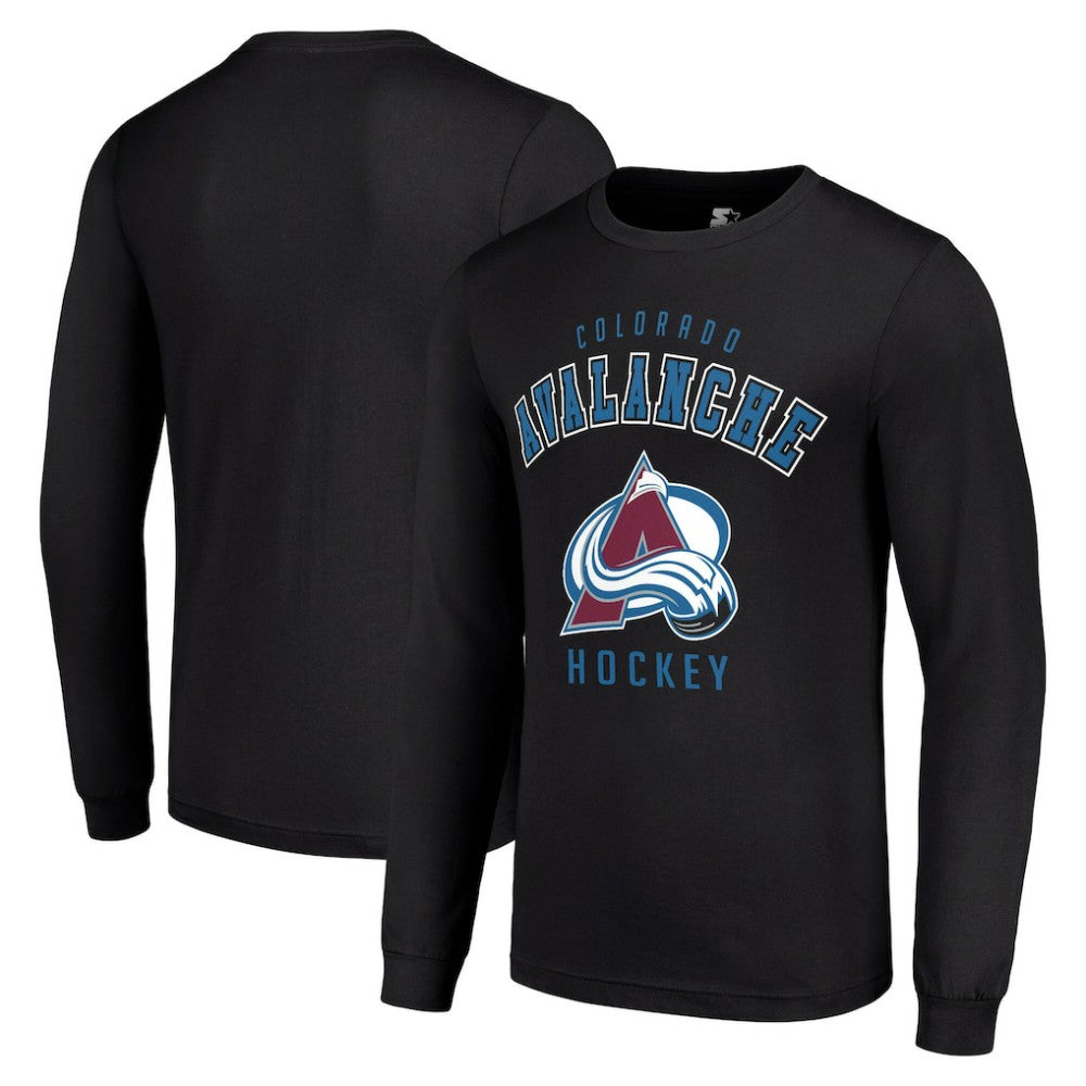 Colorado Avalanche - Starter Logo Long Sleeve T-Shirt Black