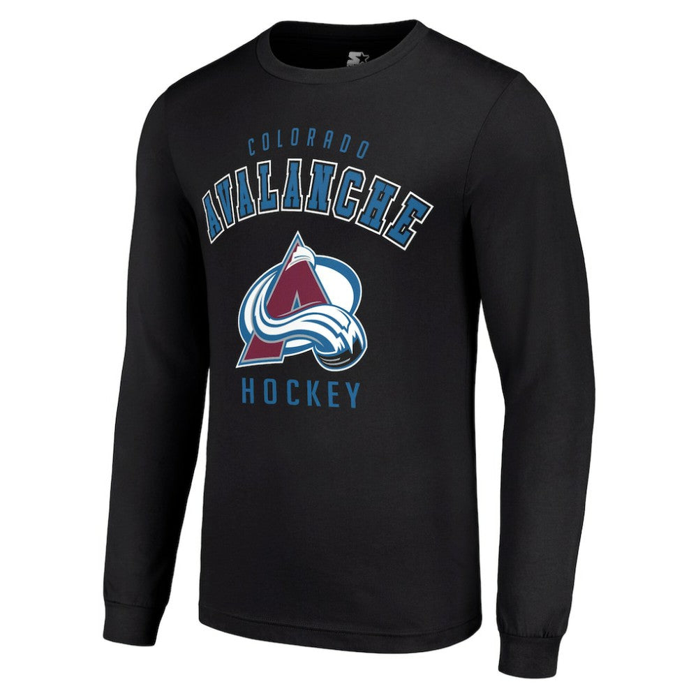 Colorado Avalanche - Starter Logo Long Sleeve T-Shirt Black