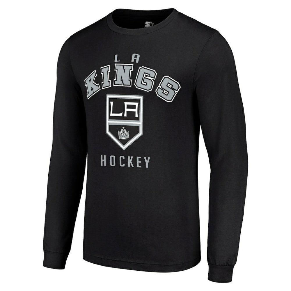 Los Angeles Kings - Starter Logo Long Sleeve T-Shirt Black