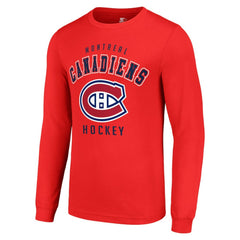 Montreal Canadiens - Starter Logo Long Sleeve T-Shirt Red