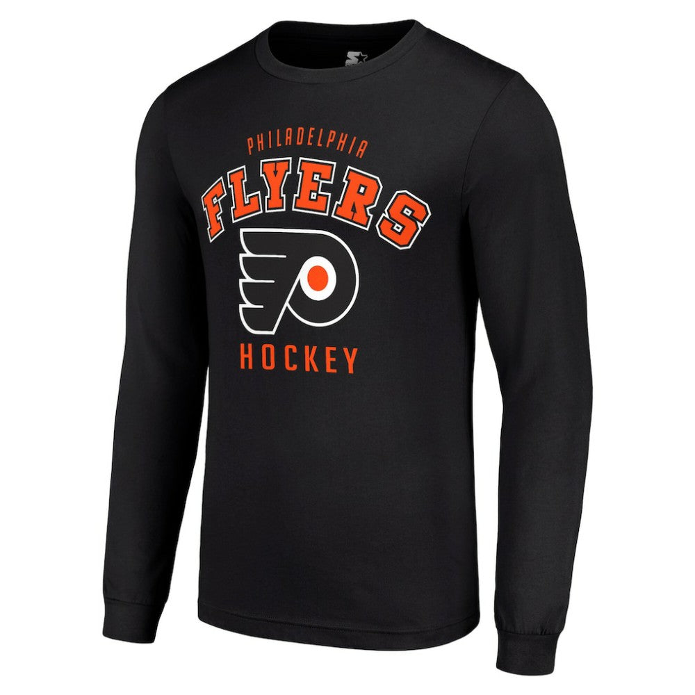 Philadelphia Flyers - Starter Logo Long Sleeve T-Shirt Black