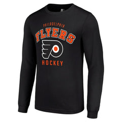 Philadelphia Flyers - Starter Logo Long Sleeve T-Shirt Black
