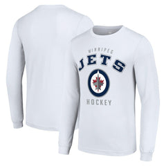 Winnipeg Jets - Starter Logo Long Sleeve T-Shirt White
