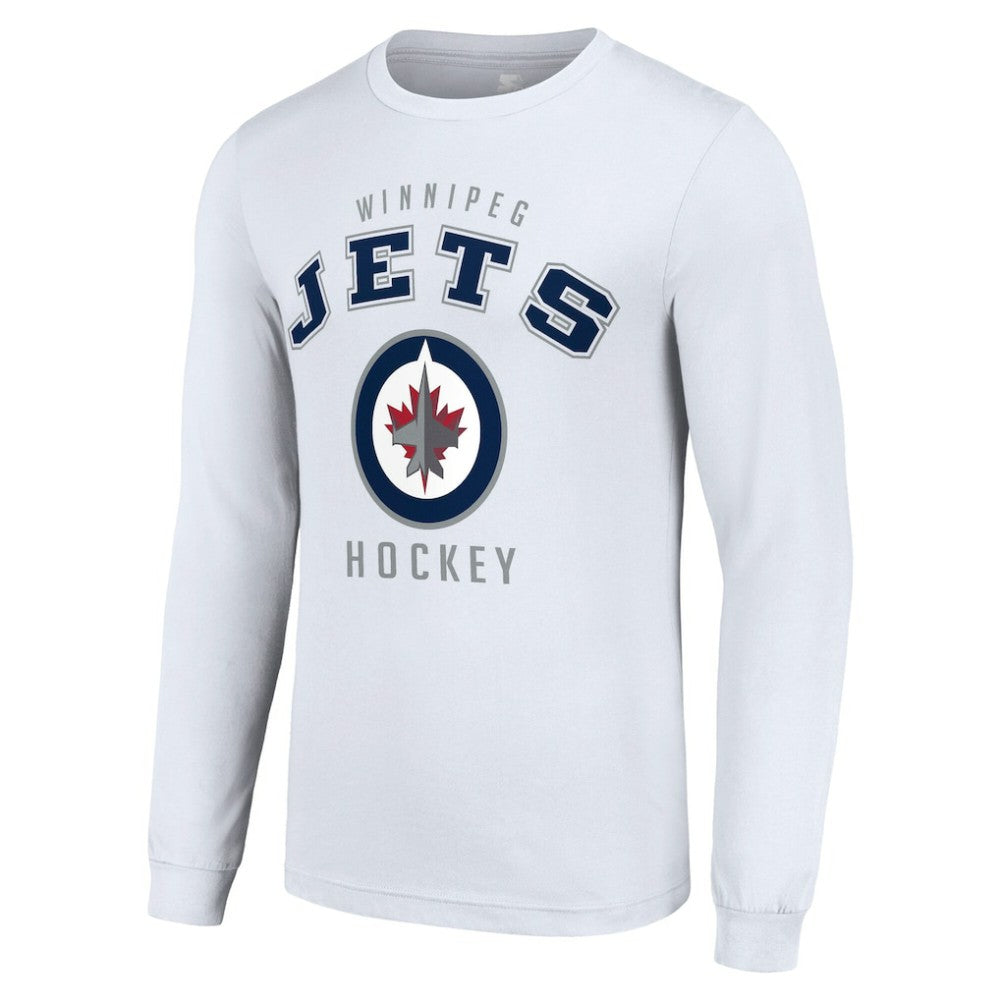 Winnipeg Jets - Starter Logo Long Sleeve T-Shirt White