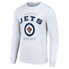 Winnipeg Jets - Starter Logo Long Sleeve T-Shirt White