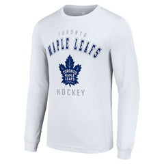 Toronto Maple Leafs - Starter Logo Long Sleeve T-Shirt White