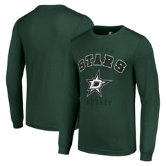 Dallas Stars - Starter Logo Long Sleeve T-Shirt Military Green