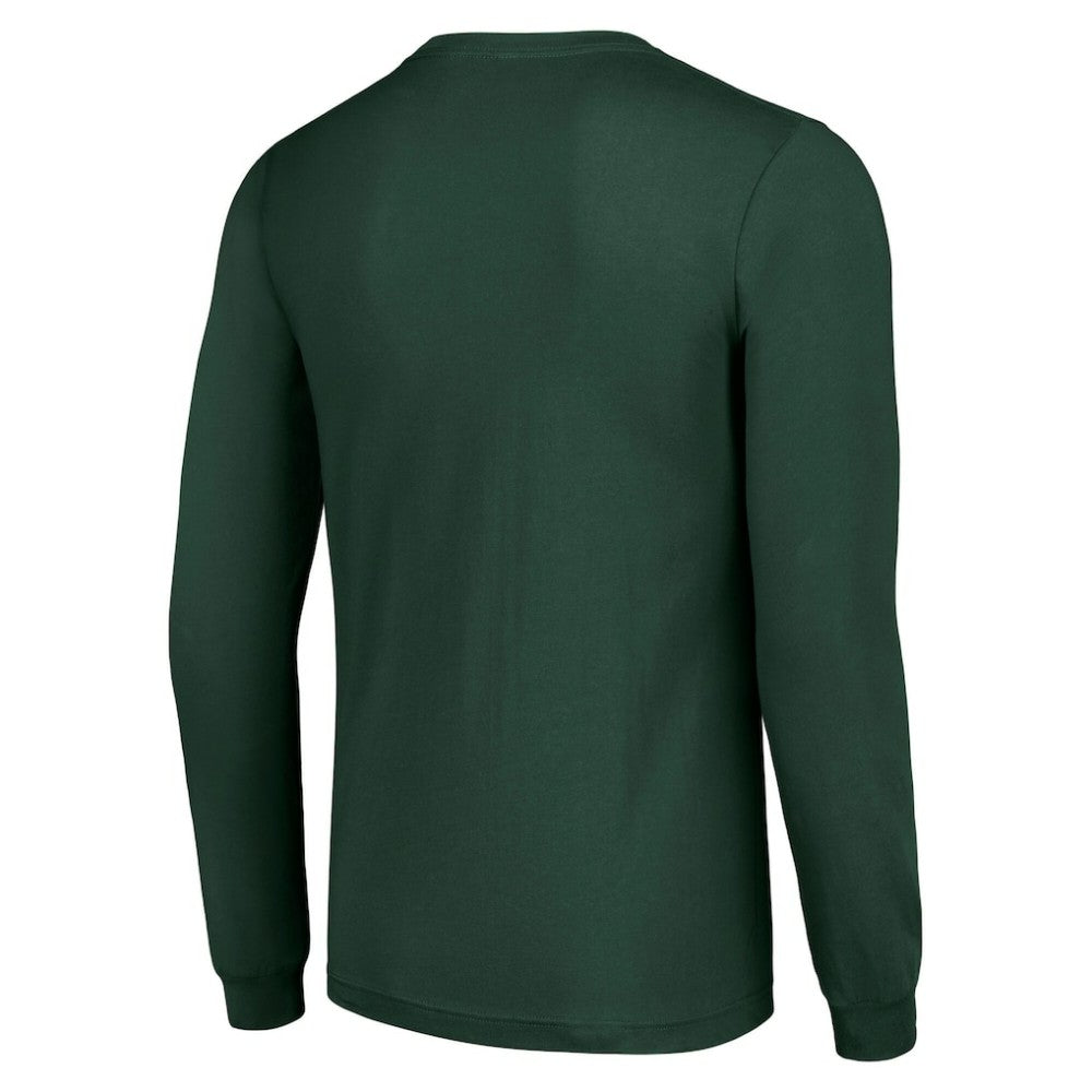 Minnesota Wild - Starter Logo Long Sleeve T-Shirt Military Green