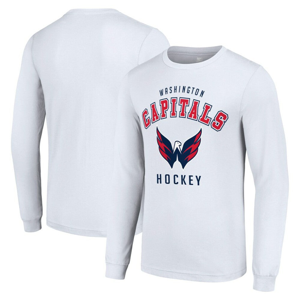Washington Capitals Starter Logo Long Sleeve T-Shirt White