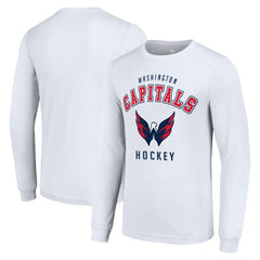 Washington Capitals Starter Logo Long Sleeve T-Shirt White
