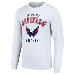 Washington Capitals Starter Logo Long Sleeve T-Shirt White