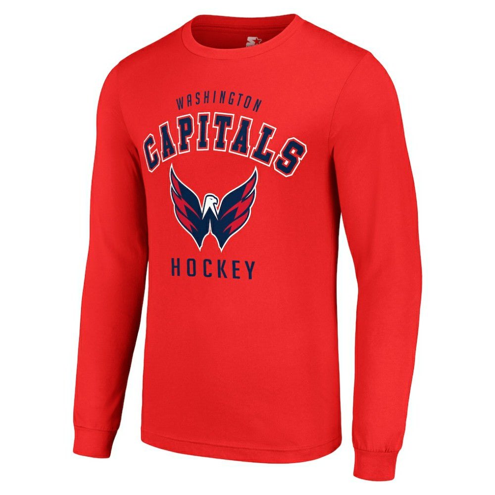 Washington Capitals Starter Logo Long Sleeve T-Shirt Red