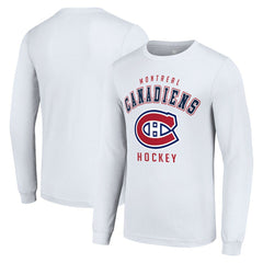 Montreal Canadiens - Starter Logo Long Sleeve T-Shirt White