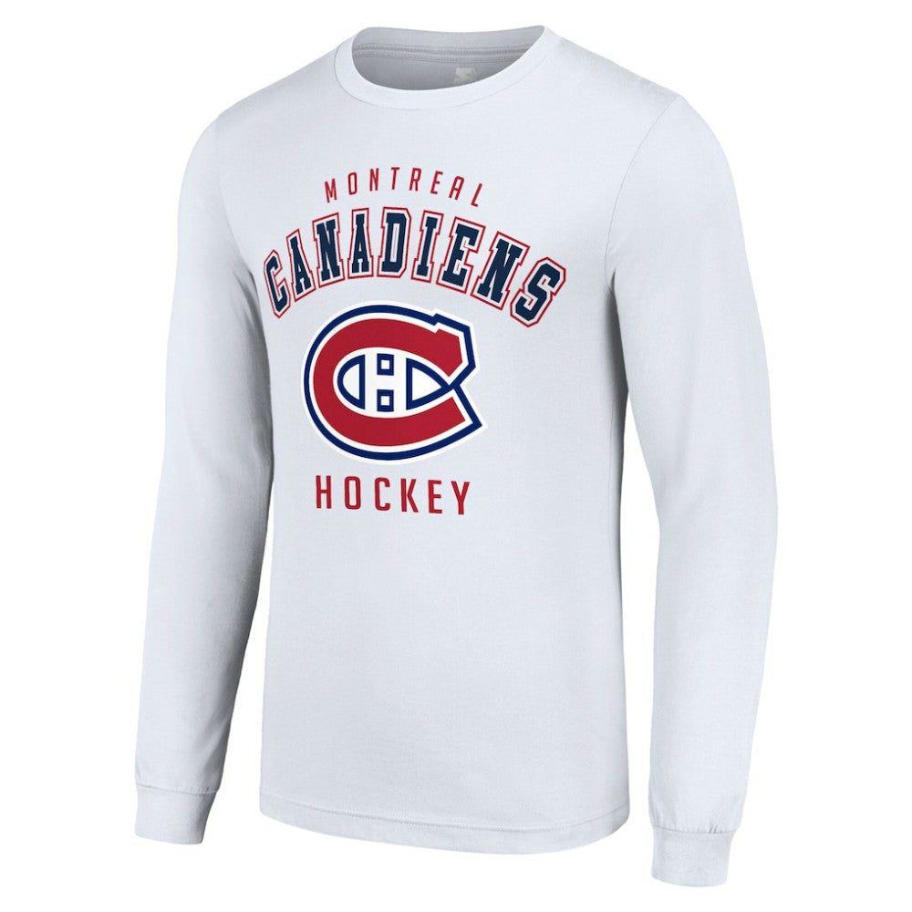 Montreal Canadiens - Starter Logo Long Sleeve T-Shirt White