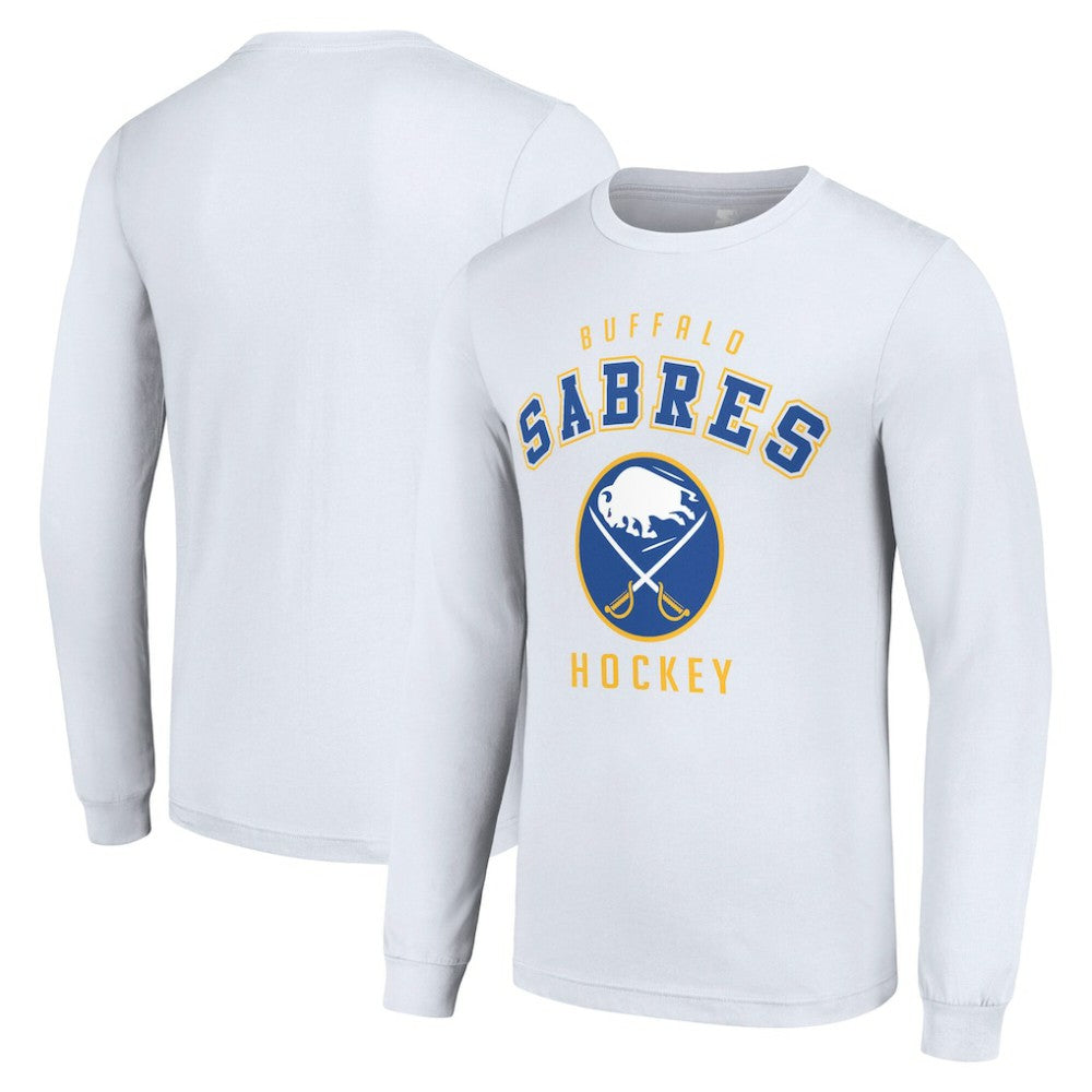 Buffalo Sabres - Starter Logo Long Sleeve T-Shirt White
