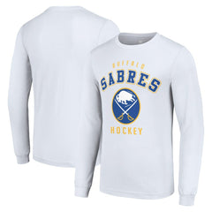 Buffalo Sabres - Starter Logo Long Sleeve T-Shirt White