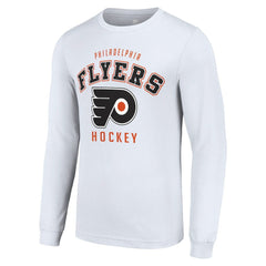 Philadelphia Flyers - Starter Logo Long Sleeve T-Shirt White